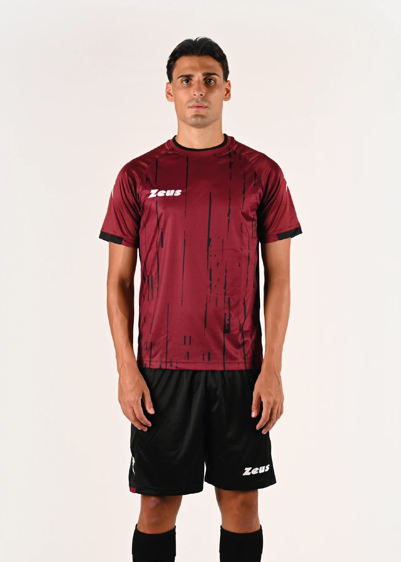 BURGUNDY/BLACK